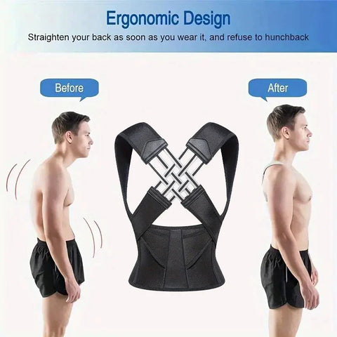 Posture Corrector Therapy Shoulder Belt | Back & Shoulder Support – UAE