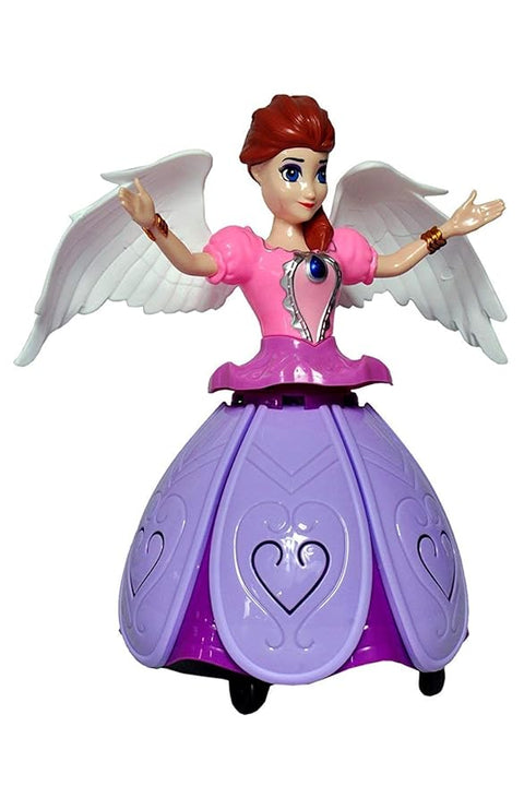 Angel Girl Toy in UAE – Battery-Operated Musical Dancing Princess Doll with 3D Lights and Bump & Go Action