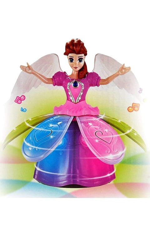 Angel Girl Toy in UAE – Battery-Operated Musical Dancing Princess Doll with 3D Lights and Bump & Go Action