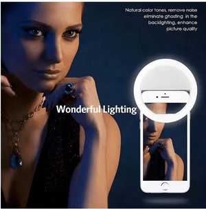 Clip-On Selfie Ring Light – Portable LED Phone Light for Photos & Videos – UAE
