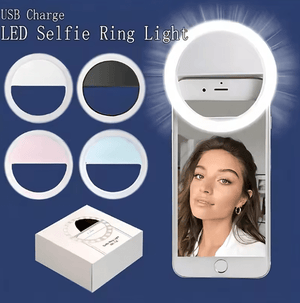 Clip-On Selfie Ring Light – Portable LED Phone Light for Photos & Videos – UAE