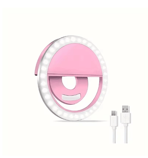 Clip-On Selfie Ring Light – Portable LED Phone Light for Photos & Videos – UAE