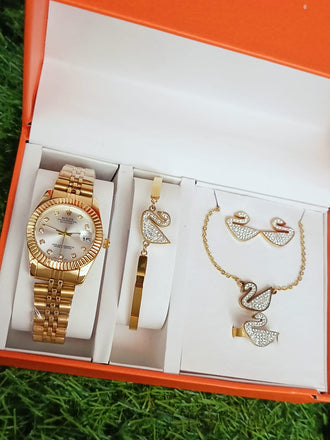 Lustre & Time Women’s Watch – Elegant Quartz Wrist Watch for Women, Stylish Design – UAE