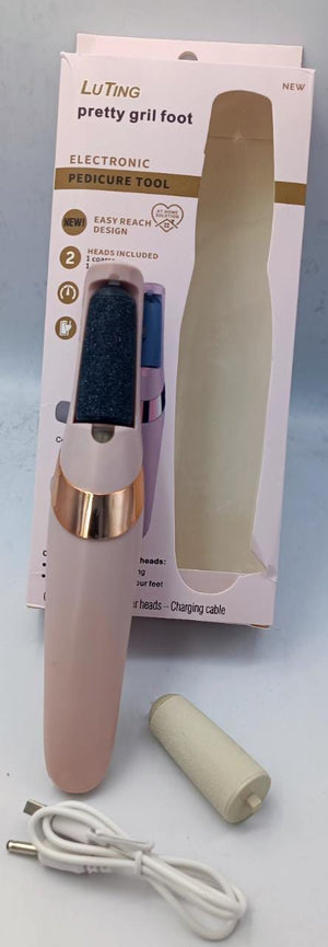 Electric Pedicure Foot File Callus Remover – Rechargeable Foot Care Device for Smooth Heels – UAE