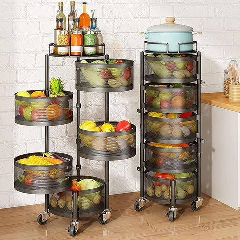 Fruit and Vegetable Basket Bowls – Kitchen Storage & Serving Baskets for Fresh Produce – UAE