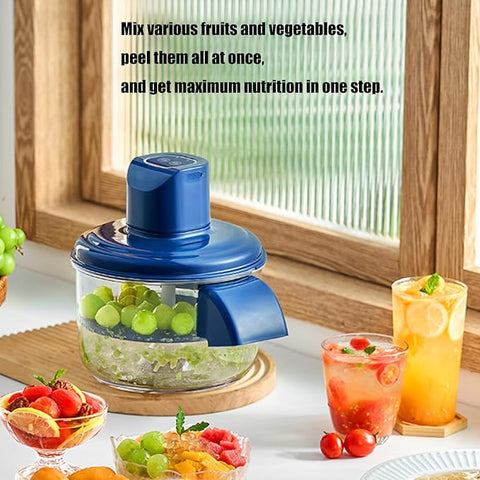 Fruit and Vegetable Peeler in UAE – Manual Kitchen Tool with Transparent Bowl for Apples, Carrots, Potatoes & More