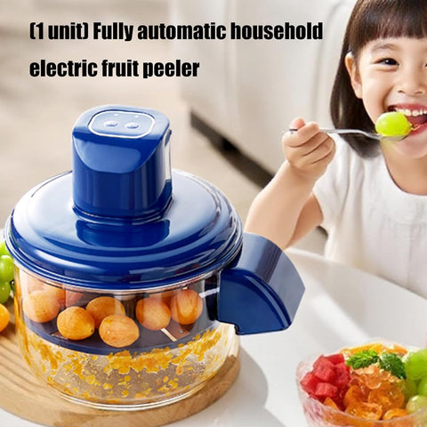Fruit and Vegetable Peeler in UAE – Manual Kitchen Tool with Transparent Bowl for Apples, Carrots, Potatoes & More