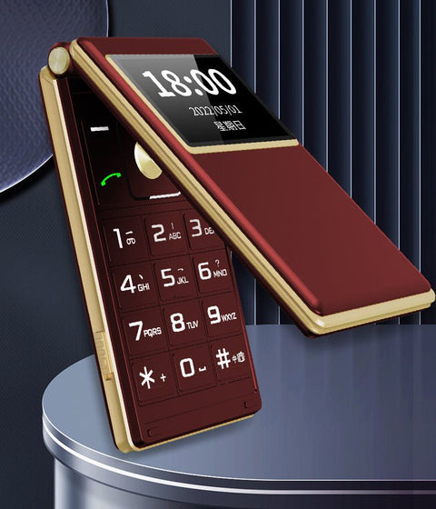 Large Screen Double Display Flip Button Mobile Phone for Elderly – GSM Senior Phone UAE