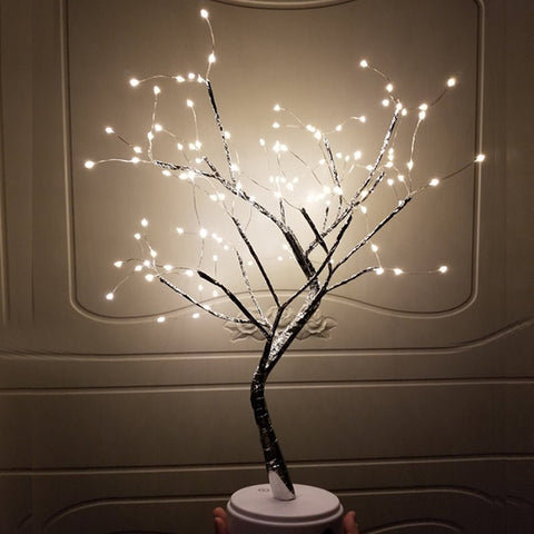 Tree Light Touch Switch Pearl Star Night Light – USB LED Bonsai Tree Lamp for Home Décor UAE