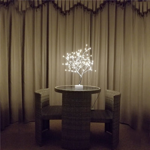 Tree Light Touch Switch Pearl Star Night Light – USB LED Bonsai Tree Lamp for Home Décor UAE