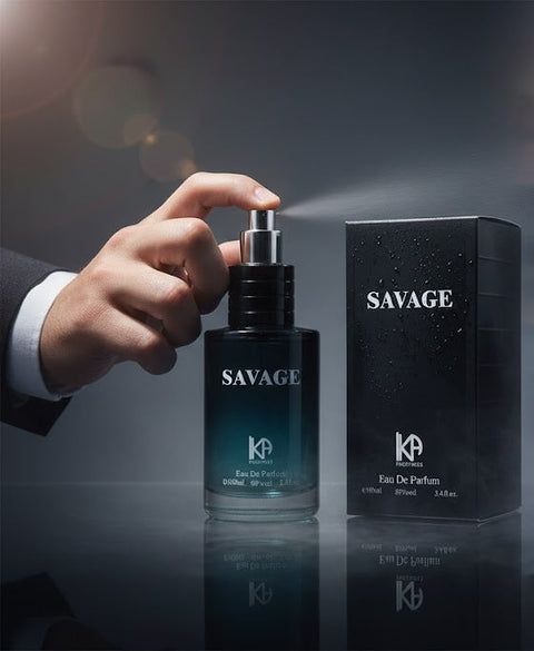 KA Perfumes Savage Eau De Parfum 100ml in UAE – Long-Lasting Masculine Fragrance for Men