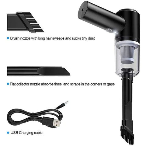 Compact Handheld Car Vacuum Cleaner – Portable Car Cleaning Device for Dust & Debris – UAE